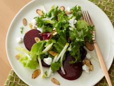 Cooking Channel serves up this Roasted Beet Salad recipe from Kelsey Nixon plus many other recipes at CookingChannelTV.com