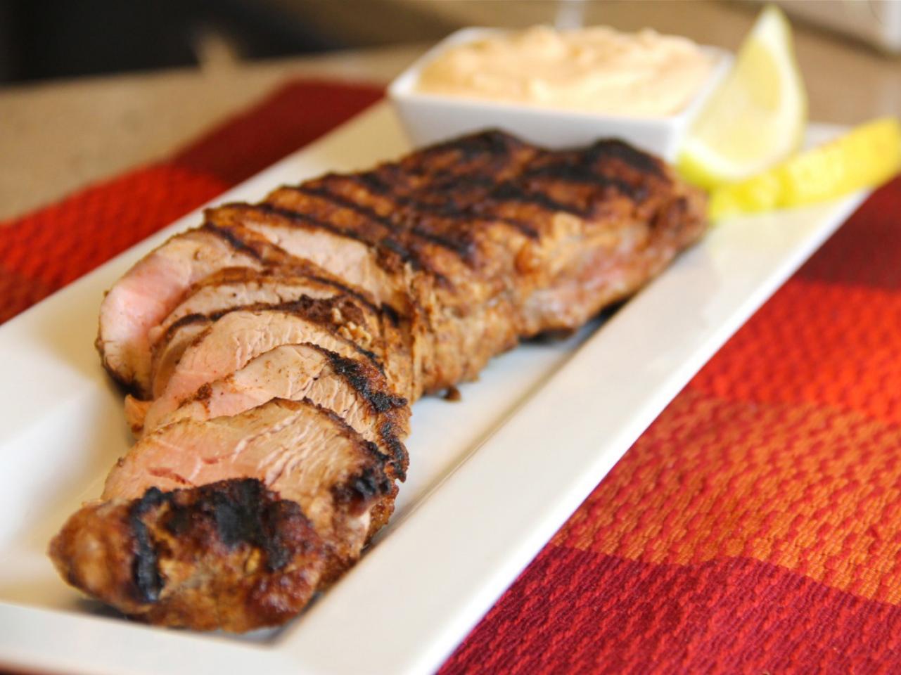 Grilled pork shop tenderloin temp