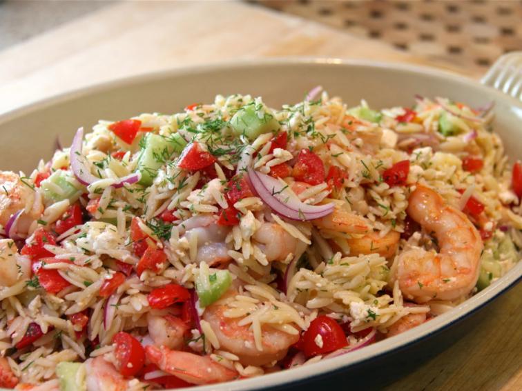 Mediterranean Shrimp and Orzo Salad Recipes Cooking Channel Recipe