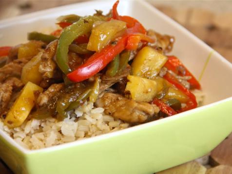 Sweet and Sour Stir-Fried Pork with Pineapple