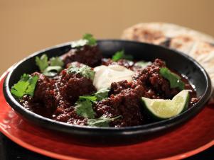Mexican Beef Stew served with Tortillas and Black