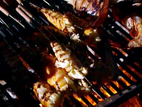 Barbecued California Spiny Lobster