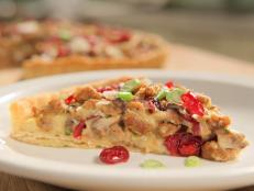 Cooking Channel serves up this Sausage, Mushroom and Cranberry Tart recipe  plus many other recipes at CookingChannelTV.com