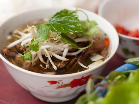 Char Grilled Pork Paddies with Vietnamese Herbs: Bun Cha