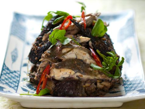 Char Grilled Sapa Black Chicken in Galangal: Ga Den Nuong Rieng