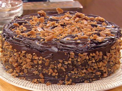 Sour Cream Toffee Fudge Cake