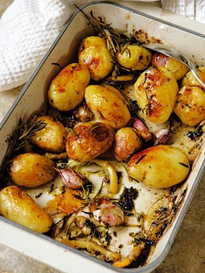 Roast Potatoes with Lemon, Rosemary, and Thyme-image