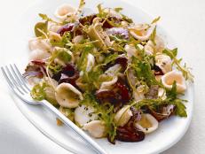 Cooking Channel serves up this Orecchiette Salad with Roast Beef recipe  plus many other recipes at CookingChannelTV.com