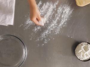 Flour Surface to Keep Pie Dough from Sticking