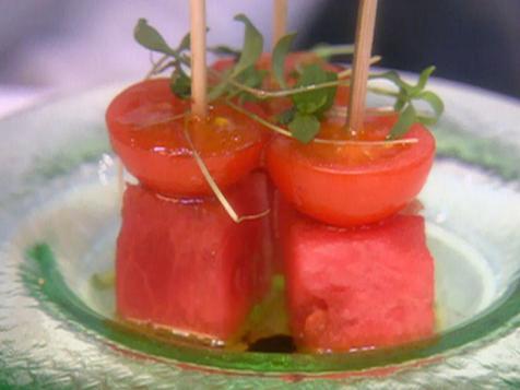 Watermelon-Tomato Skewer
