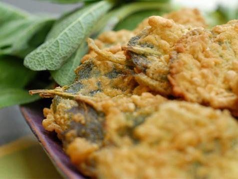 Fried Sage with Anchovies