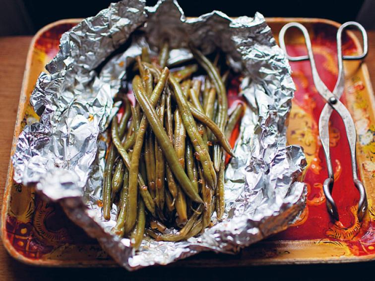 FoilBaked Green Beans with Soy Sauce and Garlic Recipes Cooking
