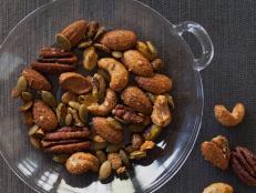 Cooking Channel serves up this Spiced Nuts recipe from Ellie Krieger plus many other recipes at CookingChannelTV.com