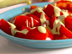 Cooking Channel serves up this Tomatoes with Green Goddess Dressing recipe  plus many other recipes at CookingChannelTV.com