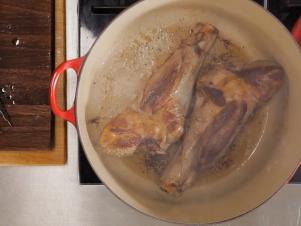 Brown Meat by Sauting in Heavy Dutch Oven