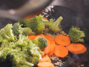 Add Aromatics to Wok Before Adding Vegetables
