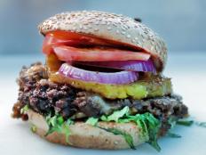 Cooking Channel serves up this Hawaiian Bulgogi Burger recipe  plus many other recipes at CookingChannelTV.com