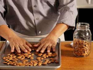 Spread Nuts in Single Layer on Baking Pan