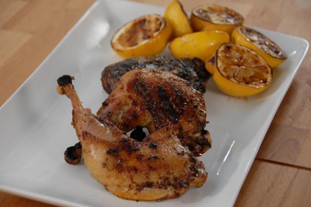 Grilled quarter chicken