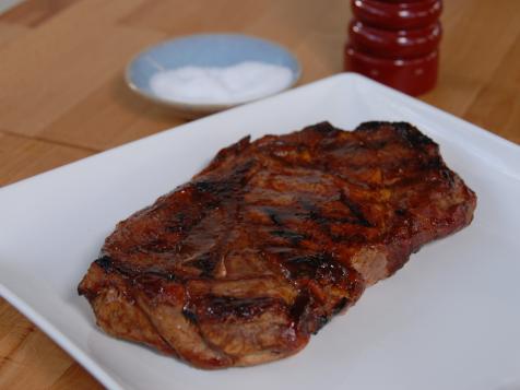 Grilled Pork Shoulder Steak