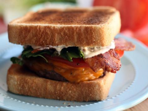 BLT Burger with Bacon Mayonnaise