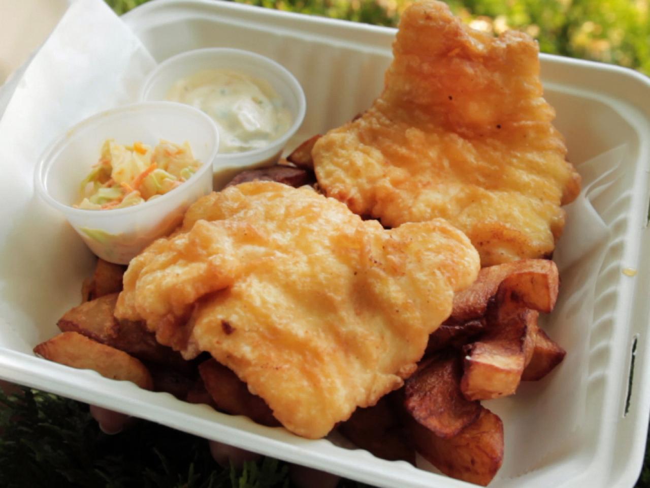 Fish and Chips with Tartar Sauce, Crispy and Fresh! - Much Butter