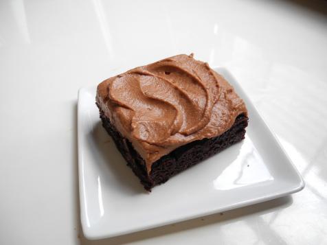 Dark Chocolate Espresso Kissed Brownies with Chocolate Mascarpone Frosting