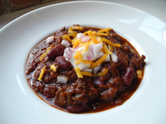 Slow-Simmered Spicy Chili : Recipes : Cooking Channel Recipe | Cooking ...