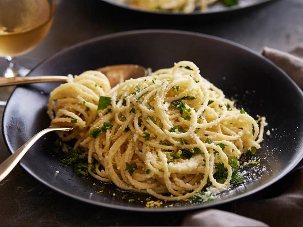 Spaghetti al Limone: Spaghetti with Lemon Sauce : Recipes : Cooking Channel  Recipe | David Rocco | Cooking Channel