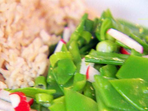 Snow Pea, Scallion and Radish Salad