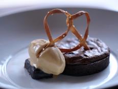 Cooking Channel serves up this Chocolate Souffle Tart recipe  plus many other recipes at CookingChannelTV.com