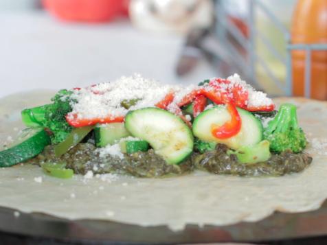Creme of Spinach Crepes
