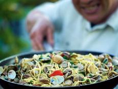 Cooking Channel serves up this Spaghetti Vongole recipe from Jamie Oliver plus many other recipes at CookingChannelTV.com