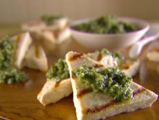 Cooking Channel serves up this Grilled Tofu with Asiago and Walnut Pesto recipe from Giada De Laurentiis plus many other recipes at CookingChannelTV.com