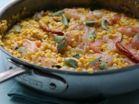 Curried Corn with Shrimp