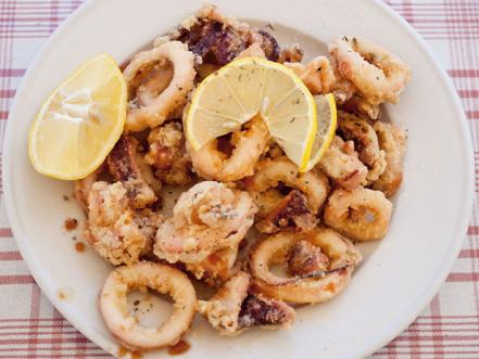 Fried Calamari : Recipes : Cooking Channel Recipe | Cooking Channel