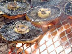 Cooking Channel serves up this Grilled Portobello Mushrooms recipe  plus many other recipes at CookingChannelTV.com