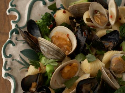 Conchiglie With Clams and Mussels