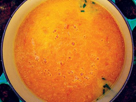 A Soup the Color of Marigolds (Carrot Soup)