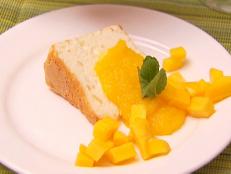 Cooking Channel serves up this Angel Food Cake with Mangoes recipe from Ellie Krieger plus many other recipes at CookingChannelTV.com