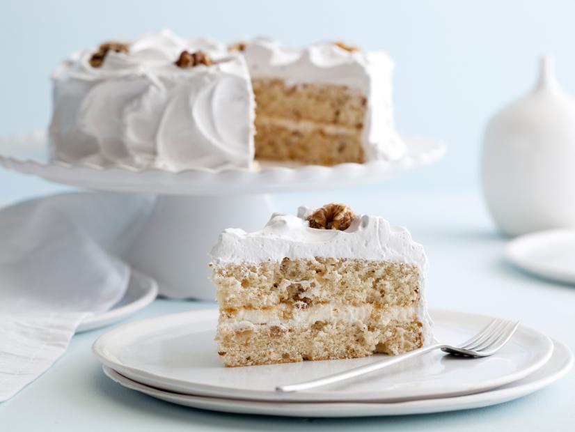 Walnut Cake with American Frosting : Recipes : Cooking Channel Recipe