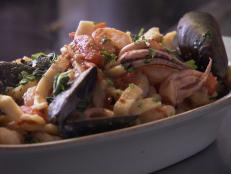 Cooking Channel serves up this Scialatiella Alla Pescatore: Scialatiella Pasta with Seafood recipe  plus many other recipes at CookingChannelTV.com