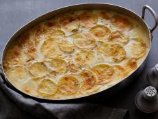 Cooking Channel serves up this Scalloped Potatoes recipe from Chuck Hughes plus many other recipes at CookingChannelTV.com