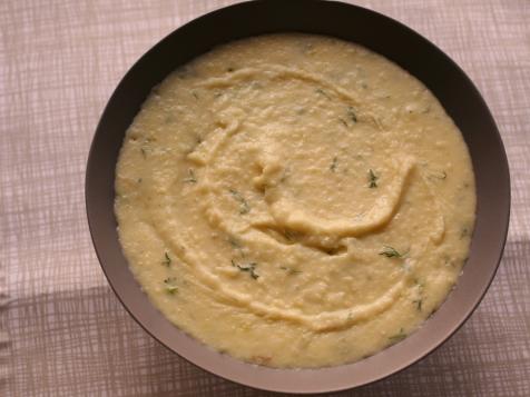 Malt Vinegar Mashed Potatoes with Dill