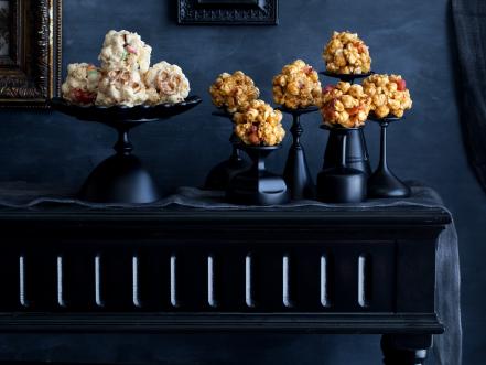 How To Make Marshmallow Popcorn Balls Recipes Cooking Channel Best Halloween Recipes Food Ideas Cooking Channel Cooking Channel