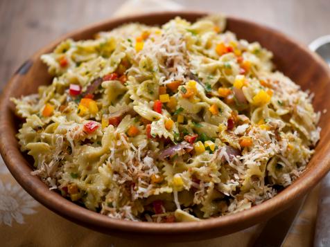 Pasta Salad with Green Onion Dressing