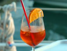 Cooking Channel serves up this Aperol Spritz recipe from Debi Mazar and Gabriele Corcos plus many other recipes at CookingChannelTV.com