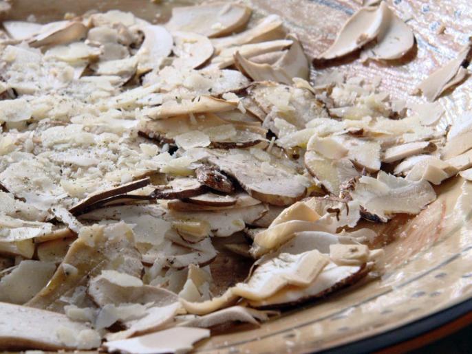 Porcini Carpaccio Recipes Cooking Channel Recipe Debi Mazar and