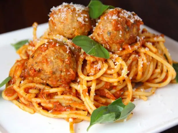 Classic Spaghetti And Meatballs : Recipes : Cooking Channel Recipe 