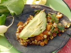 Cooking Channel serves up this No Meat Dairy Free Garlickee Tacos recipe  plus many other recipes at CookingChannelTV.com